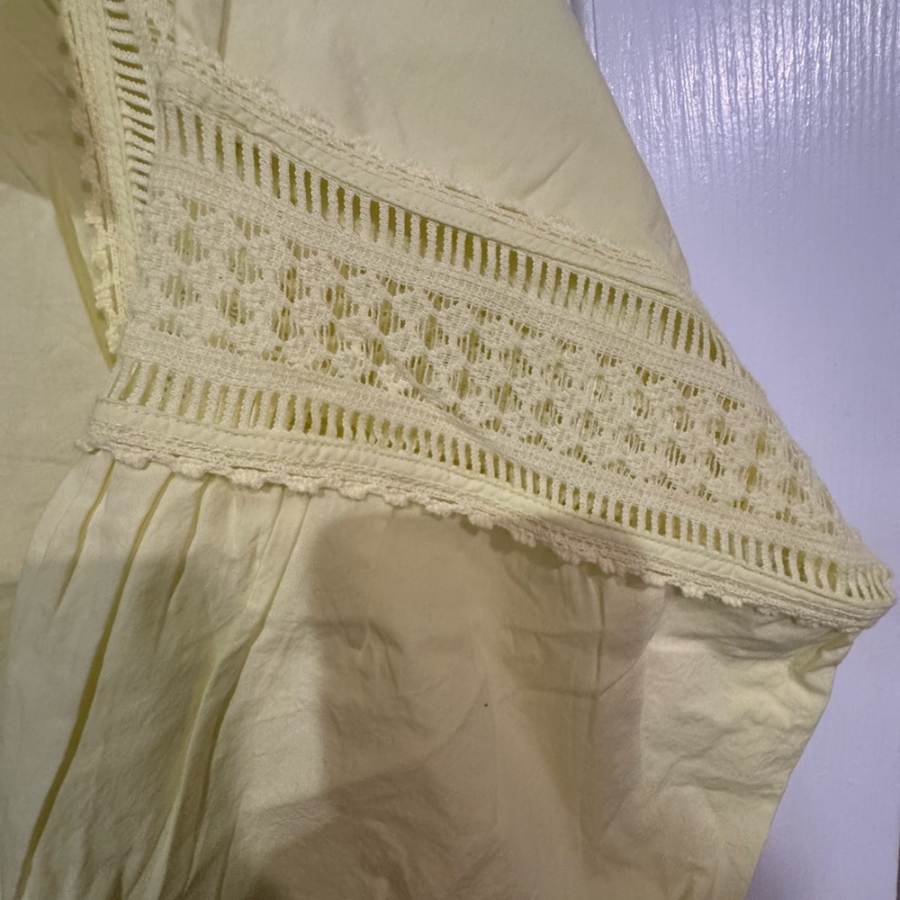 Anthropologie Puff Sleeve Lace Blouse - Picture 9 of 13